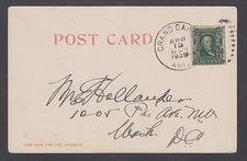 US Sc 300 on 1909 Grand Canyon, Arizona. Room in Hopi House PPC