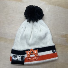 NEW Auburn Tigers New Era One Size Fits Most Knit Retro Beanie Mens Cream