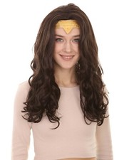 Women's TV Movie Character wig Dark Brown Wigs HW-3870