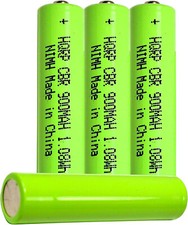 4-Pack HQRP Battery for Sennheiser RS120, RS130, RS160, RS170, RS180 Headphones