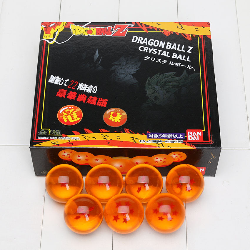 DragonBall Z - Set de 7 bolas de cristal de Dragon Ball Z en estuche de  regalo