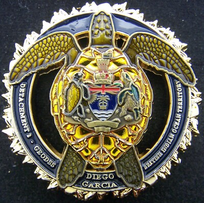 Detachment 2 20th Space Control Squadron Diego Garcia Challenge Coin