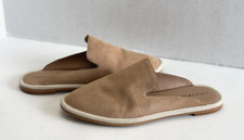 Lucky Brand Aysley Womens Shoes Tan Nubuck Leather Slip On Mule Pointed Toe 8.5M