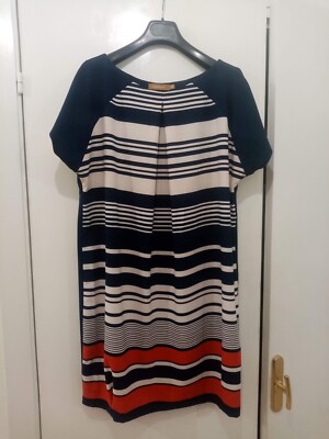 Abito Conbipel donna vestito righe alla marinara sacchetto taglia