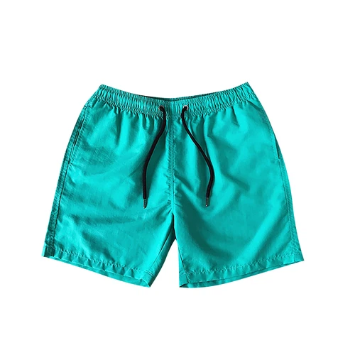 Herren Freizeit Lose Shorts Taschen Kordelzug Einfarbig Strand Basic Shorts - Bild 54 von 64