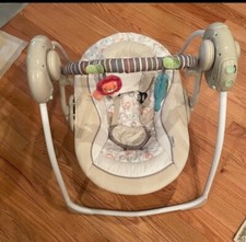 ingenuity soothe' n delight portable baby swing