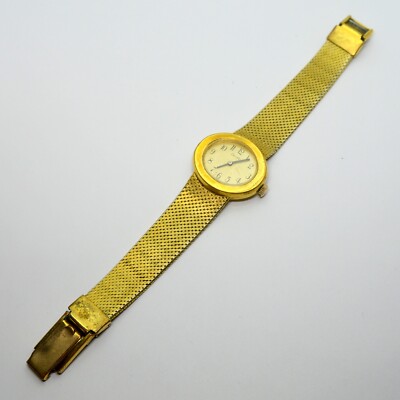 VINTAGE ZENTRA 17 JEWELS GOLD FILLED LADIES MECHANICAL WATCH  display picture 3