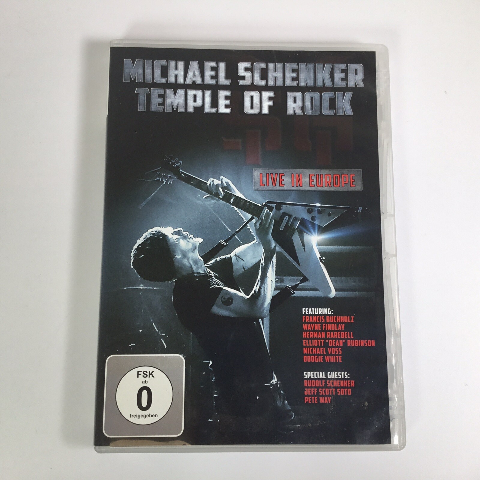 Michael Schenker Temple of Rock Live in Europe DVD including the 12 page booklet