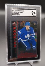 2016 Upper Deck Fleer Showcase Ultra Rookies Platinum Matthews /99 #U1 RC SGC 9 