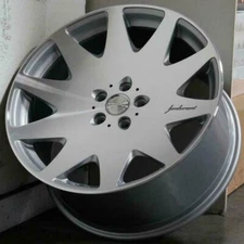 19" MRR HR3 Concave Wheels 19x9.5 5x120 +20 Set 4 Silver Machined Rims 
