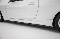 Seitenschweller Ansatz FüR BMW 4Er Coupe / Cabrio G22 / G23 Schwarz Hochglanz