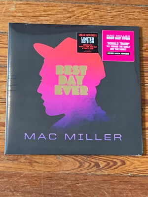 Mac Miller Best Day Ever Vinyl Purple Pink Red Swirl Urban Outfitters Limited ED