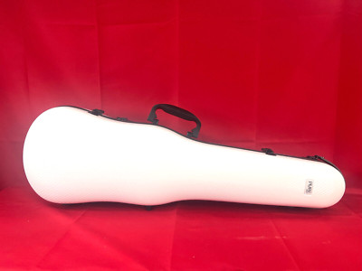 GEWA Violin Case Pure Model  Polycarbonate 1.8 Shaped, Sports Style White/Black