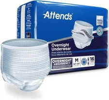 Attends Adult Unisex Pullups Medium 64 Count