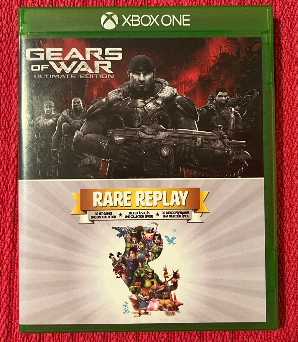 Gears of War Ultimate Edition & Rare Replay 2 Discs Set Xbox One