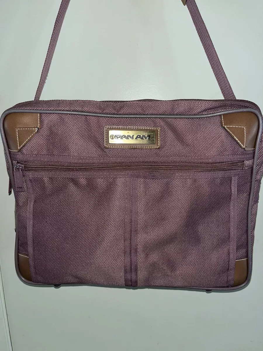VTG PAN AM AIRLINES Flight Carry on Henry Rosenfeld Travel Bag