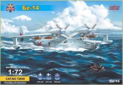 1/72 Modelsvit 72039 Beriev Be-14 all-weather SAR flying boat plastic model kit