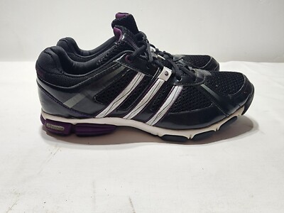 ADIDAS 3-D Cushion Running Shoes Womens Size 9 Black purple Athletic | eBay