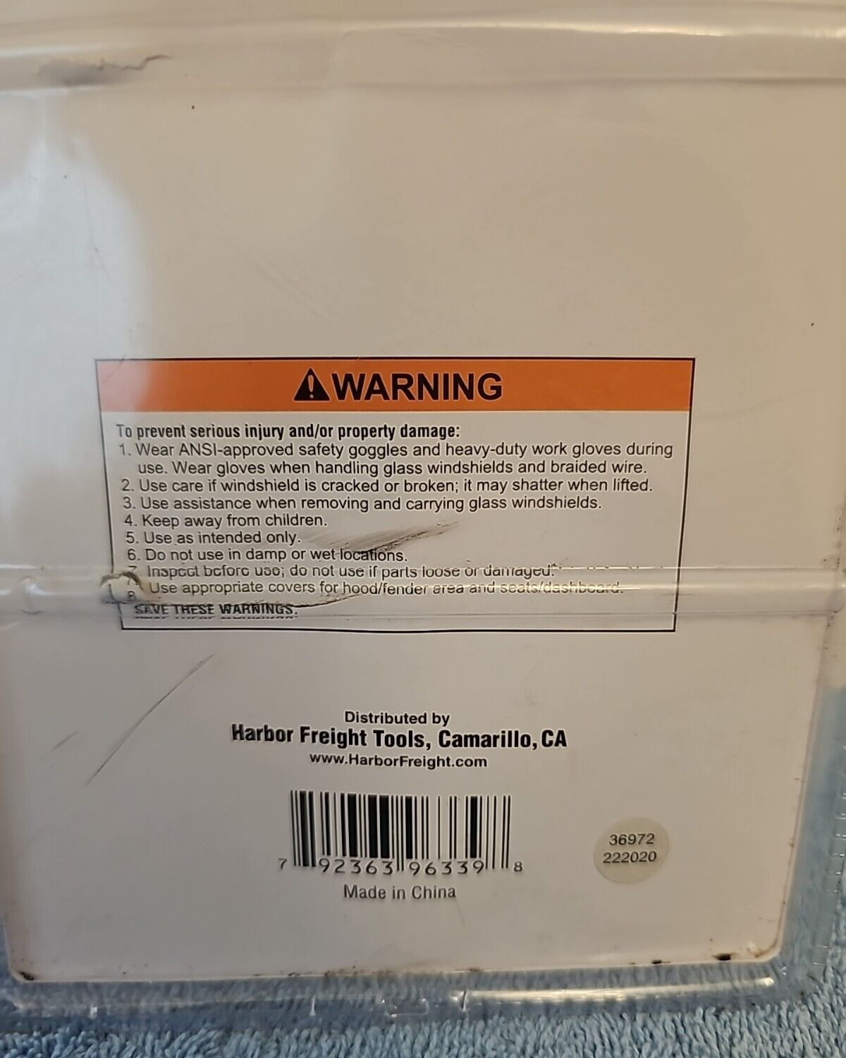 New Windshield Removal Kit Pittsburgh 4 piece Item 96339 eBay