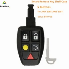 5 Buttons for 2004 2005 2006 2007 Volvo S40 V50 Smart Remote Key Shell Case Fob