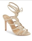 Schutz Laurine Strappy Oyster Leather Sandals Size 8B NWT — photo 3