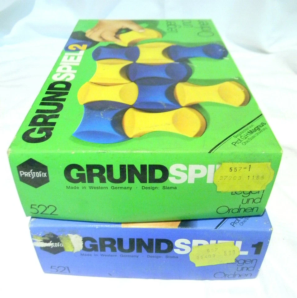 Prestofix Vintage GRUNDSPIEL 1 +2 aus 1970er Jahre OVP Sammler RAR Toy Baby MIB - Bild 3 von 4
