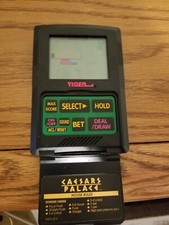 1993 Caesars Palace Poker Tiger Electronics Handheld Card Game Working Condition