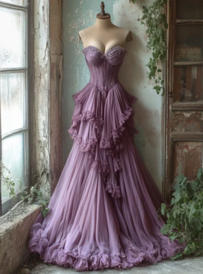 Vintage Purple Elegant Exquisite Wedding Dresses Beaded Long Tulle Ball Gowns | eBay Vintage Purple Elegant Exquisite Wedding Dresses Beaded Long Tulle Ball Gowns | eBay