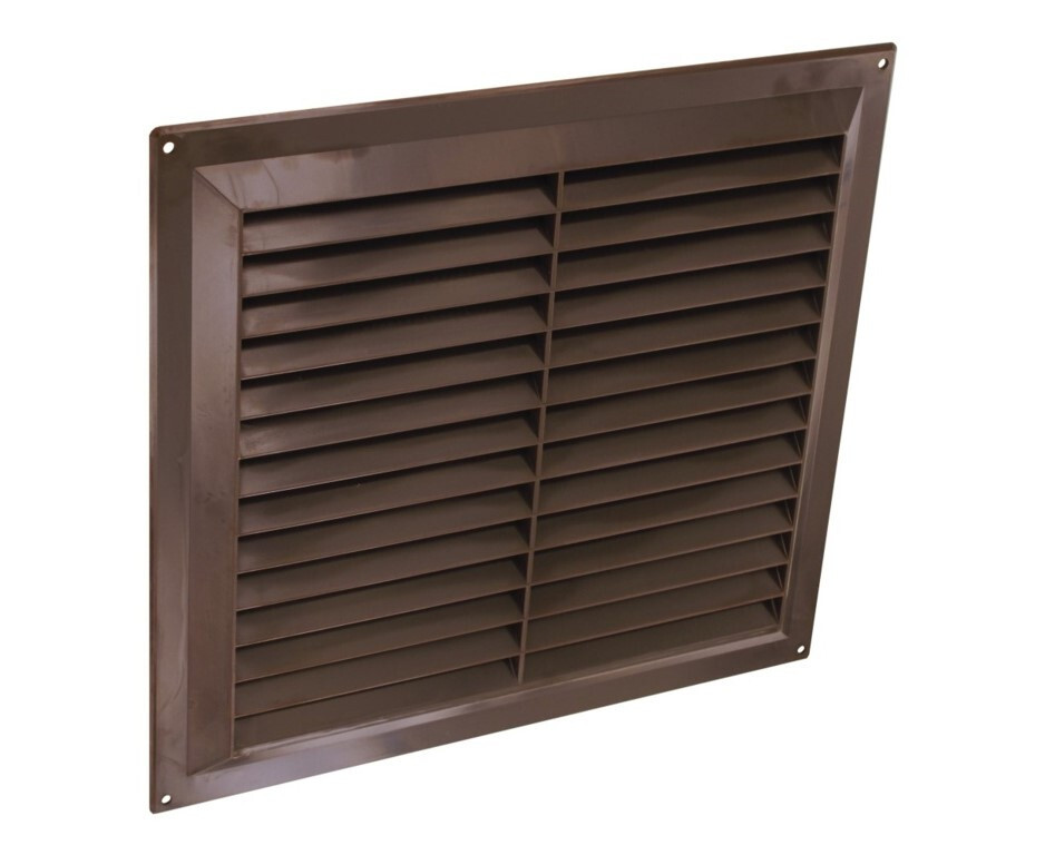 Air Vent Grille 170mm X 250mm / 6.7u2033 X 10u2033 With Flyscreen And Shutter