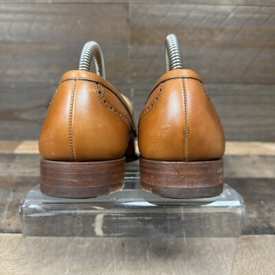 Peal & Co Brooks Brothers Brown Leather Penny Loafer Shoes 