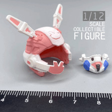 1/12 Scale Female Helmet Dark Source Level 9 Chaos Front 1:12 Helmet for 6''