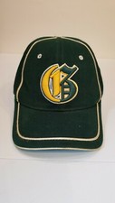 Seasonal Headwear Baseball Hat Cap Green Wool Blend hook loop Back Old English