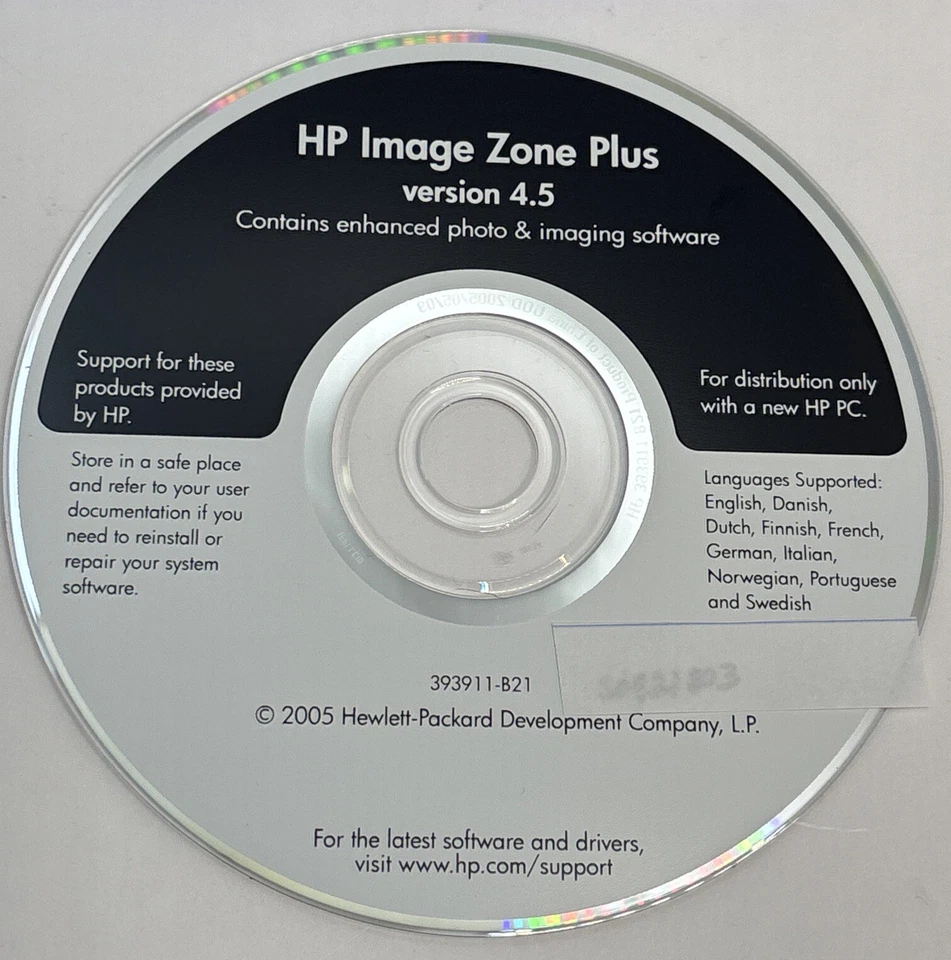 HP Image Zone Plus CD V 4.5 2005 - Image 2 of 4