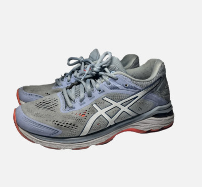 Asics F450119 PV Gel Nimbus 21 Women Running Shoes Size 7 Blue/Grey/White