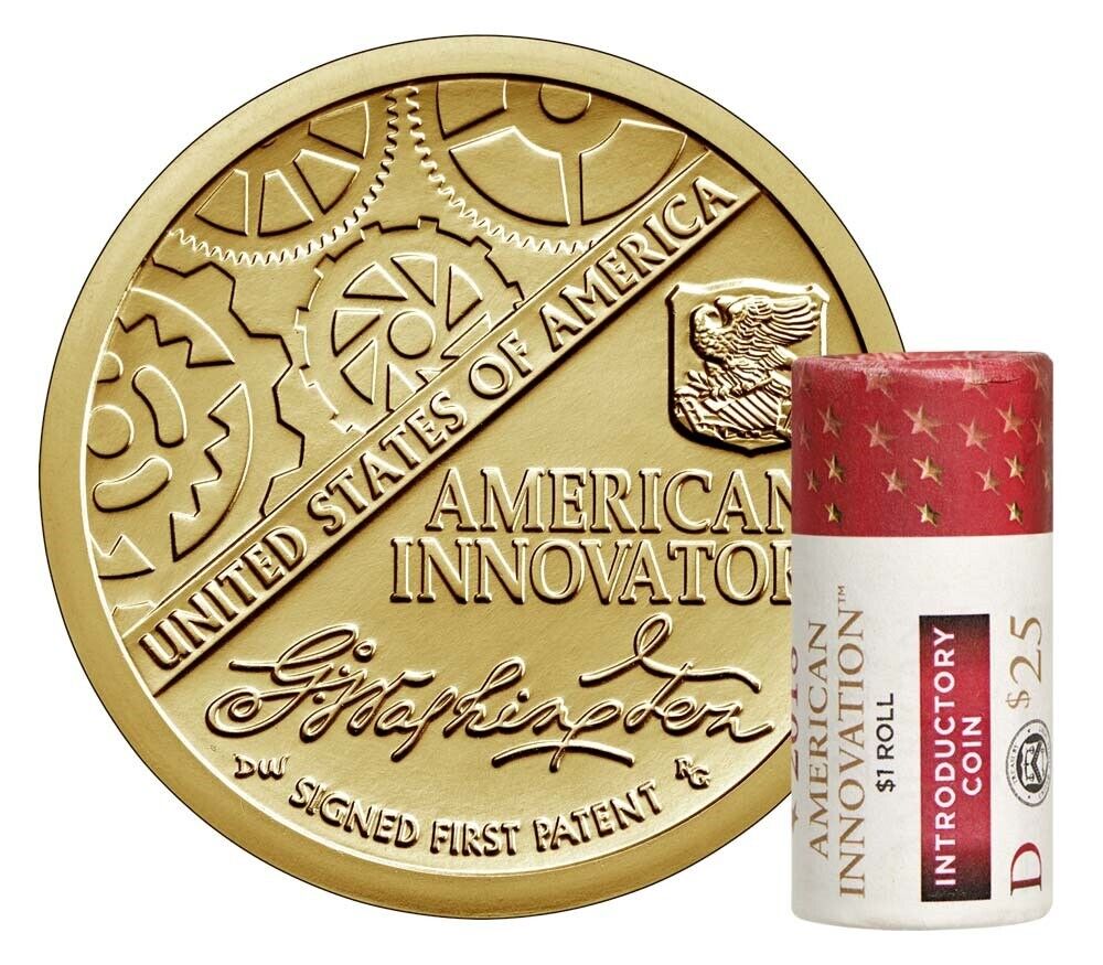2018 D American Innovation $1.00 25 Coin Roll UNOPENED