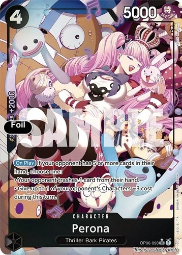 Perona (Alternate Art) [OP06 - OP06-093] - NM [Foil] TCG One Piece