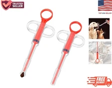 2 Pieces Pet Pill Plunger Popper for Small Cats Dogs Pill Gun Dispenser Shooter