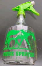 Tolco Horse Sprayer Bottle 36 oz. Green Print Adjustable Nozzle Check Table NEW