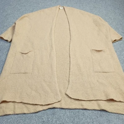 American-Vintage Laine Mohair Ouvert Surdimensionné Cardigan Tu Un Taille Pastel - Photo 1/4