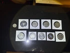 9 Nice Canada Silver Dollars Lot!