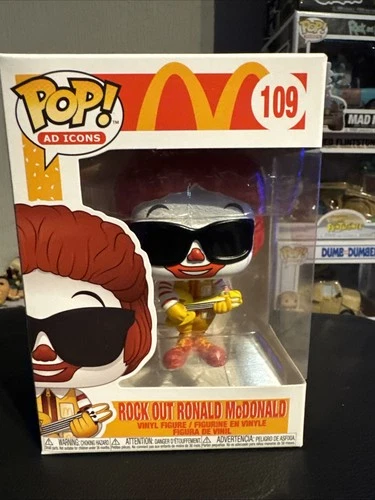 Funko Pop Ad Icons McDonald’s Rock Out Ronald McDonald #109