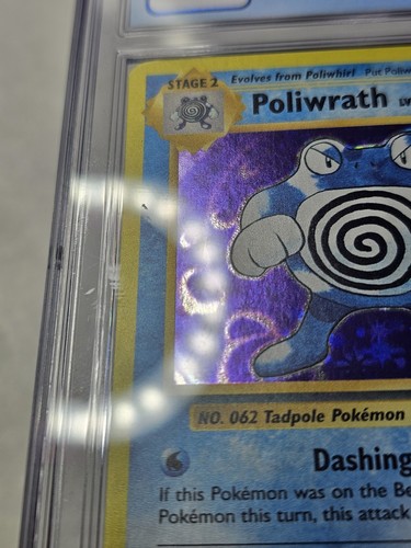 2016 Pokémon XY Evolutions Poliwrath Holo 25/108 CGC 9 MINT Blue Label - Picture 3 of 3
