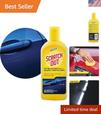 7 oz Scratch Out Liquid - Polishing Compound for Cars, Restores Paint & Clarity