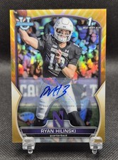 2022 Bowman U Chrome Prospect Gold Refractor /50 Ryan Hilinski #66 Auto 