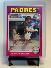 2024 Topps Heritage High Number Real One Autographs Mason McCoy #ROA-MM Red Ink