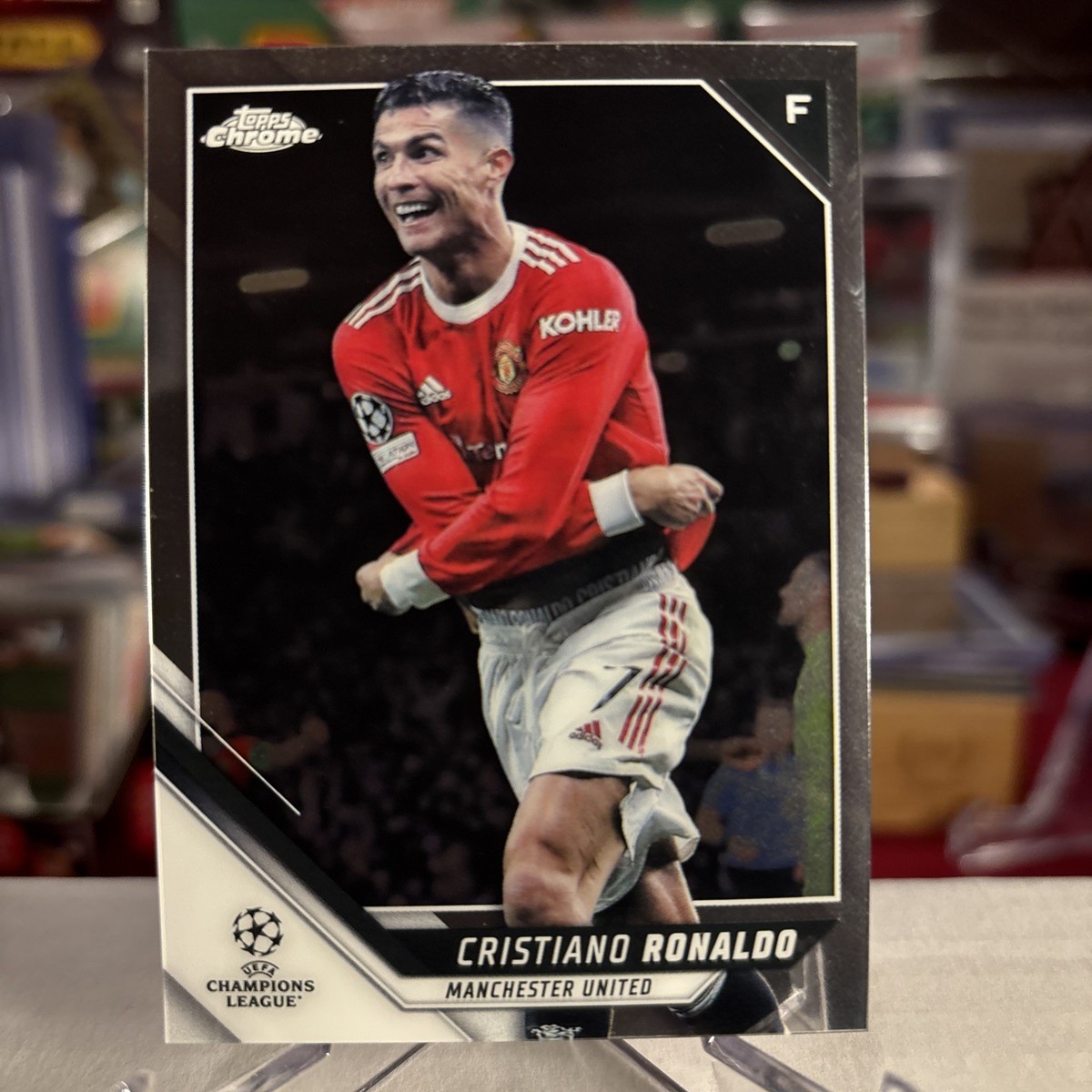 2021-22 Topps Chrome UCL Cristiano Ronaldo Manchester United #10