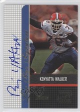 2001 Stadium Club Lone Star Signatures Kenyatta Walker #LS-KW Auto 9oi