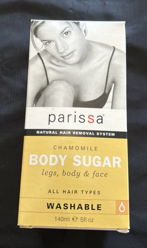 Sistema de depilación natural de azúcar corporal manzanilla Parissa piernas cuerpo cara nuevo 5 OZ Foto 2 de 4