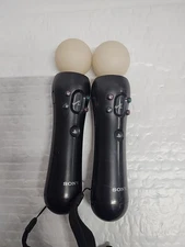 2 x Sony PlayStation Move Motion Controller (CECH-ZCM1U) PS3 PS4 VR