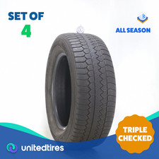 Set Of 4 Used 25560r18 Goodyear Eagle Enforcer All Weather 16yf8